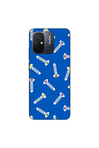 OEM Калъф, съвместим с Xiaomi Redmi 12C, силиконов гел TPU модел с шарка на в...