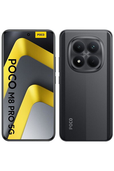 Xiaomi Telefon mobil Poco M8 Pro, 5G, 12GB, RAM, 512GB, Dual Sim, Negru