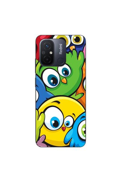 OEM Husa compatibila cu Xiaomi Redmi 12C Silicon Gel Tpu Model Bufnite Colorate