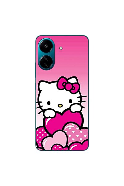 OEM Θήκη συμβατή με Xiaomi Redmi 13C 4G, από σιλικόνη TPU, σχέδιο Hello Kitty...