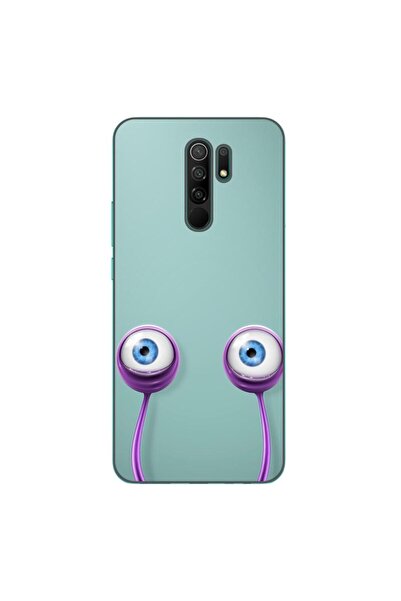OEM Θήκη συμβατή με Xiaomi Redmi 9 Σιλικόνης Gel TPU με σχέδιο Μάτια Σαλιγκαριού
