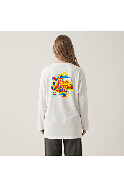 Grafftee Clothing Tricou Nubarco alb, supradimensionat, cu croială largă, cu ...