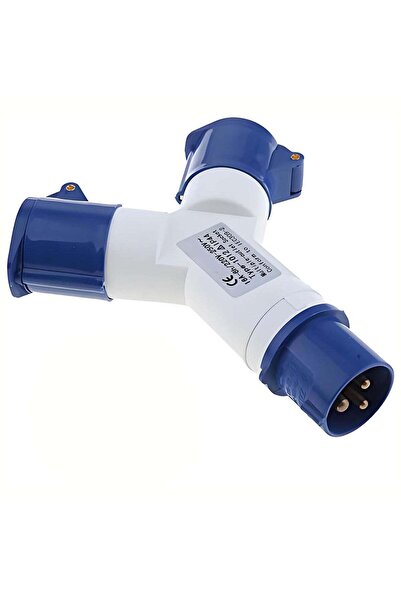 Duravel 16A 220V 3-Pin Plug Socket Splash/Weather-Proof Electrical Connector ...