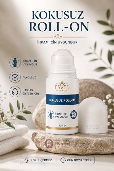 İlkbenaldim İhrama Uygun Kokusuz Roll On 50ml Hac ve Umre için Roll On | Parf...