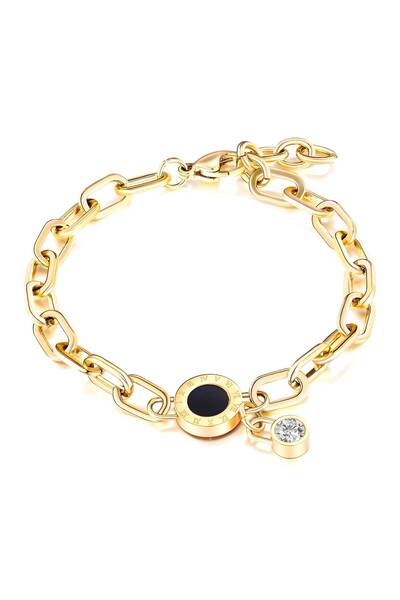 PRETTY LITTLE LADY Bracelet, 18K Gold Plated Steel