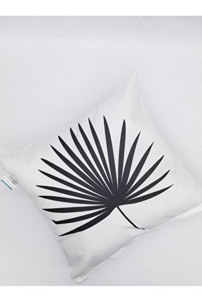 Doqu Home وسادة محشوة مطبوعة بنمط غير ملون 45x45 - أسود UNC05