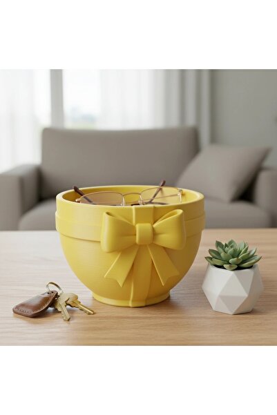 OEM Decorative Bowl with Bow Design, Small Objects Holder 15 cm