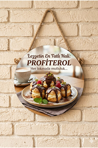 Mayeka Dekorativna slika na drvenim zidnim vratima sa temom Profiterola za pe...