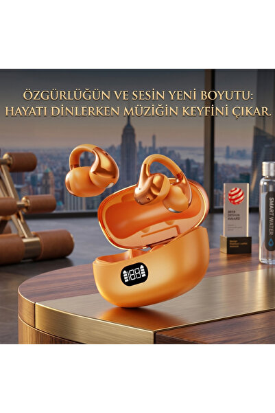 wiks Open-Ear Tasarımlı Açık Kulak Bluetooth Kulaklık, TWS Spor Kulaklığı