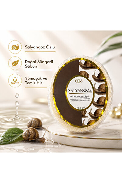 Salyangoz Süngerli Sabun
