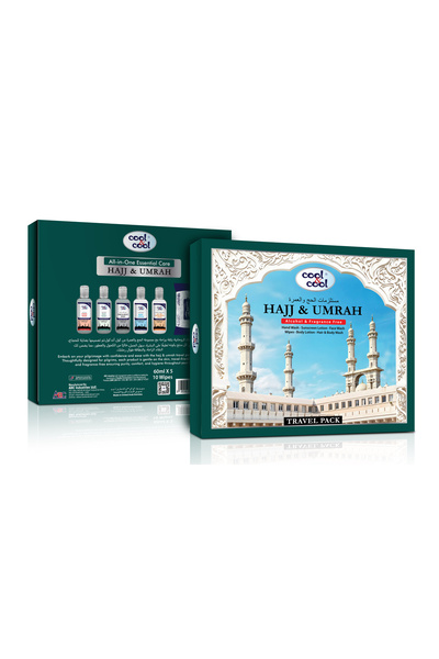 COOL & COOL All-in-One Essential Care Kit for Hajj and Umrah - Alcohol & Frag...
