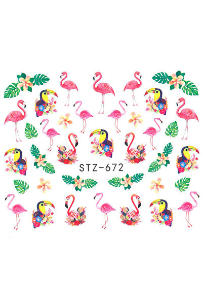 E-Unghii Water-based adhesive sticker stz-672