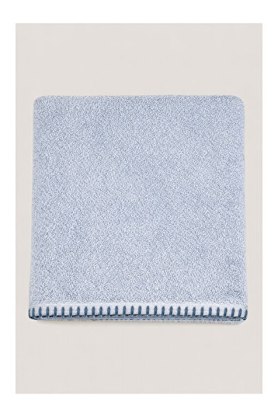 LC Waikiki Nevavm Farkıyla Shadow 100% Cotton Hand Towel 50X90 cm Misty Blue