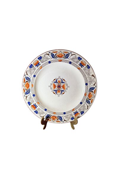 tayfuntufan antika koleksiyon Late 1800S Euphrates Wedgwood Ceramic Hand-Pain...