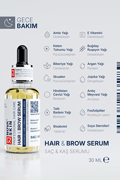 Novaskin Saç Vitamin & Bakım Serum Seti – 6 Ürün | 2 Aylık Orta-Yoğun Rutin