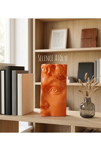 selens party SELENCE ATÖLYE Modern David / Mitolojik Mask Figürlü Dekoratif O...