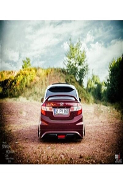 BODYKİT CENTER HONDA CIVIC 2012 FB7 ÖZEL TASARIM ARKA KARLIK PLASTİK BOYASIZ