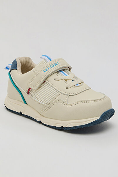 R&B Contrast Detail Velcro Shoes