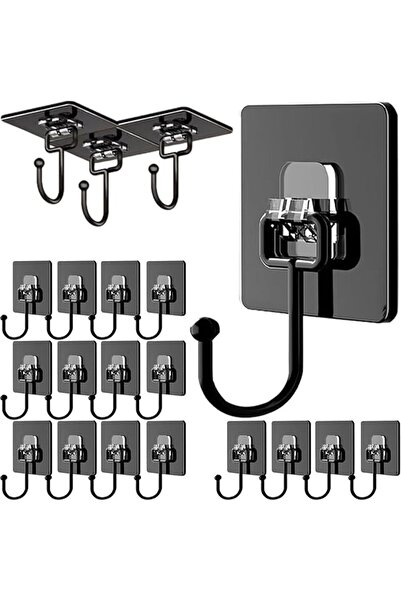 The Bros Adhesive Wall Hooks,Waterproof Adhesive Hooks Heavy Duty,100lbs Load...