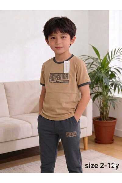 Alsadfine innovations Children's Boy's Pajama Set for Summer, Multiple Colors...