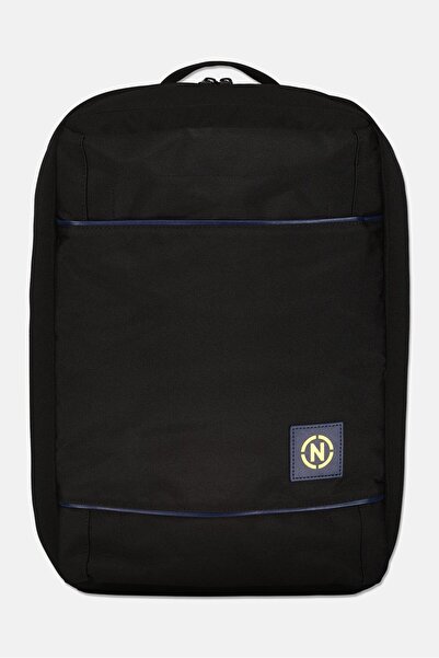Nautica Jeans Men Brand Logo Backpack, Black