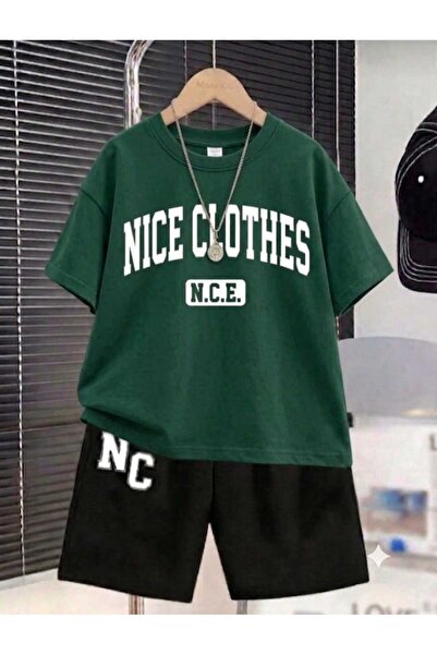 NC Nicee Clothes ΚΑΛΟΚΑΙΡΙΝΟ ΠΑΙΔΙΚΟ ΜΠΛΟΥΖΑΚΙ ΚΑΙ ΣΟΡΤΣ UNISEX (ΛΕΥΚΟ NICECL...