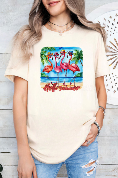 Sarah's Boutique Women's T-shirt – 100% cotton – Flock Summer