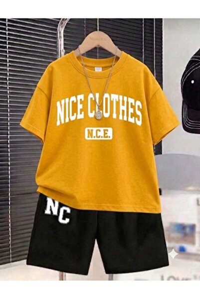 NC Nicee Clothes ΚΑΛΟΚΑΙΡΙΝΟ ΠΑΙΔΙΚΟ ΜΠΛΟΥΖΑΚΙ ΚΑΙ ΣΟΡΤΣ UNISEX (ΛΕΥΚΟ NICECL...