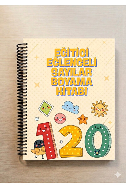 elviano Eğlenceli Eğitici çocuk sayı boyama defteri