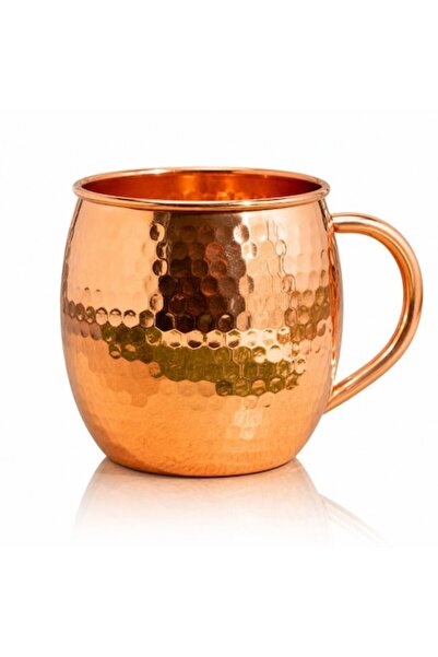 Karmashop Pure Copper Mug KarmaShop, 470ml, keeps water cold, handmade, 10x10cm