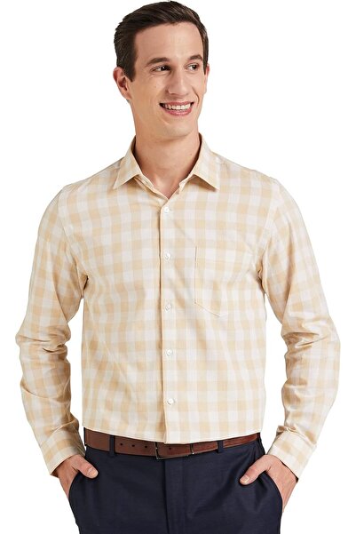 Diverse Formal checkered shirt for men with a slim fit from