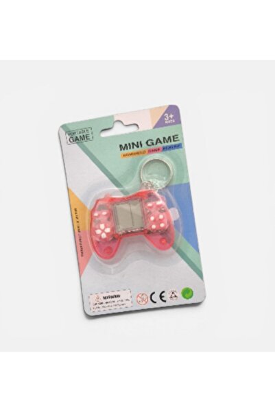 Mayavit store Mini Game Boy Tetris Şeffaf Görünümlü Pembe Anahtarlık Karne He...