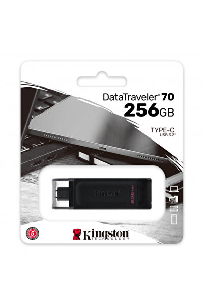 Kingston Εξωτερική Μνήμη USB-C DT70, 256Gb DT70/256GB