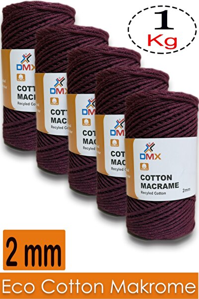 Diva İplik Dmx Bumbac Macrame (5x200 Gr) - Pachet de 5 - Culoare -158