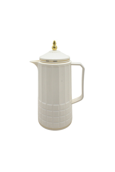 Al Nokhba Alnokhba Almumayaza Geometric Insulated Dallah for Arabic Coffee an...