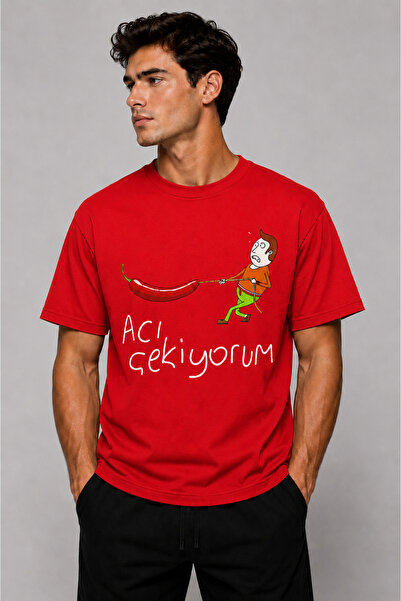 VODEXA Μπλουζάκι Unisex Oversize με στάμπα I SUFFER, 100% βαμβακερό, άνετη εφ...