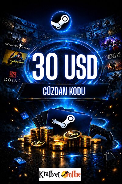 KraliyetOnline Cüzdan Kodu 30 USD-Dolar