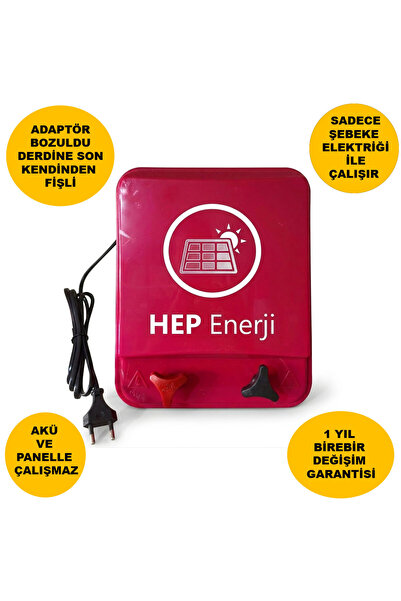 HEP Enerji Elektrikli Çit Cihazı Kendinden Fişli Şebeke ile Çalışır Sensörlü ...