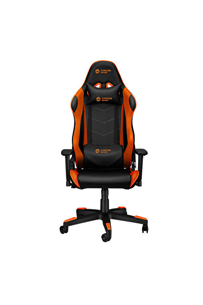 CANYON Scaun gaming Deimos GC-4, Negru/Portocaliu