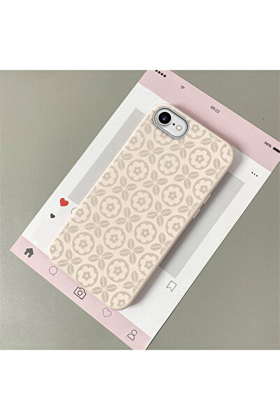 CASEVIBE iPhone 7/8/SE 2020 2022 Uyumlu Şık desenli, deri dokulu telefon kılıfı