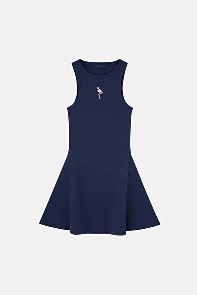 Reflect Studio Flamingo Premium Elbise - Lacivert