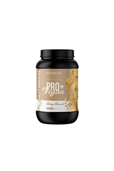 Nutriking Vegan Protein Powder Pro+ 2000g 66 Servings Baby Biscuit Flavored