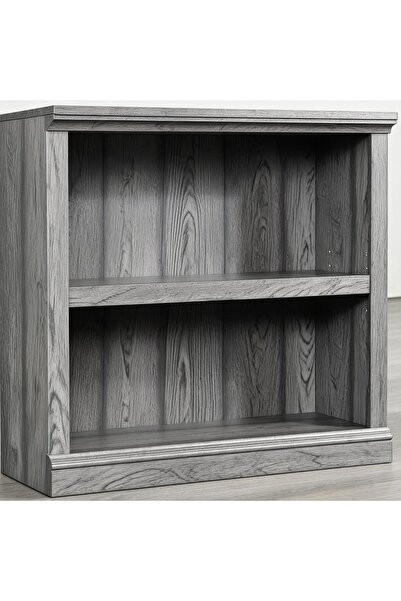 Garvee 2-Tier MDF Office Bookshelf with Adjustable Shelf and Anti-Slip Design...