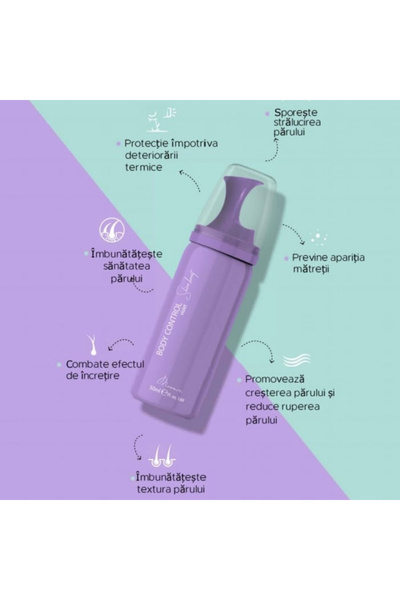 Mounir Spuma tratament - body control shine boost violet - 50ml