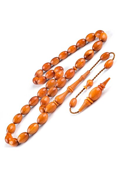 TESBİHCİBABA Handcrafted Veined Rhino Wood Prayer Beads