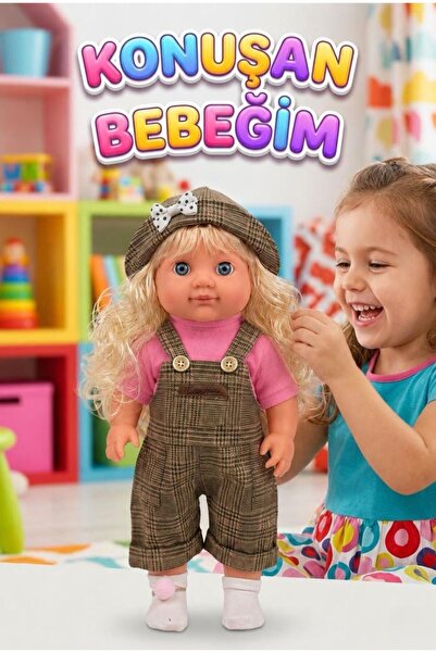 Tıfıl Toys Lucia Girl Konuşan 35 cm - Etkileşimli Kolları Bacakları ve Kafası...