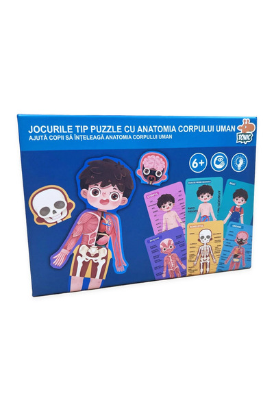 OEM Puzzle din lemn, Anatomia Corpul uman baieti