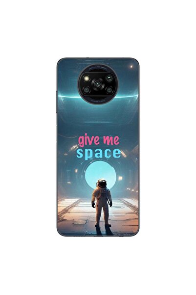 OEM Case compatible with Xiaomi Poco X3 Pro Silicone Gel Tpu Model Give Me Space