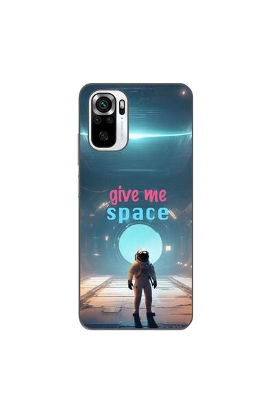 OEM Case compatible with Xiaomi Poco M5s Silicon Gel Tpu Model Give Me Space
