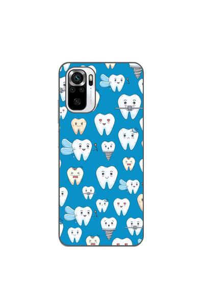 OEM Θήκη συμβατή με Xiaomi Poco M5s από σιλικόνη gel TPU με σχέδιο οδοντίατρου